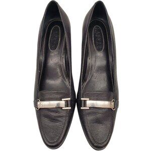 Lauren Ralph Lauren  Megan Classic Black Low, Kitten Heel Pumps